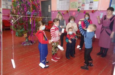 Любят зиму дети из села 2-Петропавловка