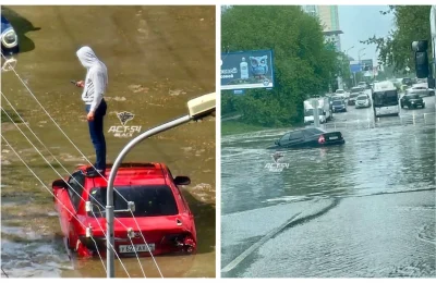 Новосибирск в воде