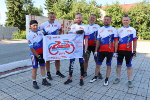 Венгерово побывали участники велопробега «Две Победы», организованного РЖД