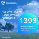Новосибирским Росреестром проведено 1393 мероприятия для подконтрольных субъектов