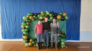 В Вознесенке односельчане проводили в армию призывника