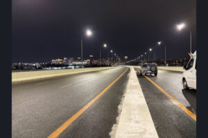 В Новосибирске запущено рабочее движение по новому мосту через реку Обь