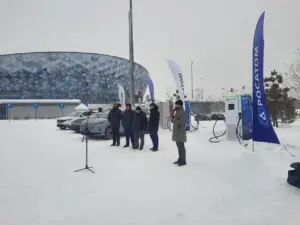 В Новосибирске открыли новый электрозарядный комплекс