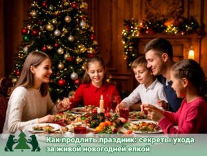 Как ёлке оставаться нарядной и ароматной на протяжении всех праздников