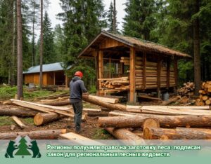 Регионы получили право на заготовку леса: подписан закон для региональных лесных ведомств