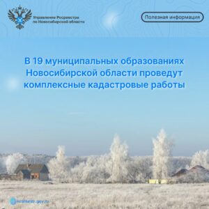 В 19 муниципальных образованиях Новосибирской области проведут комплексные кадастровые работы
