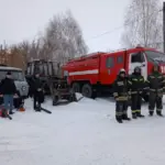 В Венгерово пришли учения пожарных