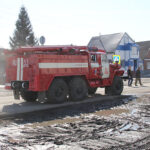 В Венгеровском округе двухквартирный дом уничтожен полностью