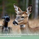 200 тысяч рублей заплатит житель Новосибирской области за незаконную добычу косули
