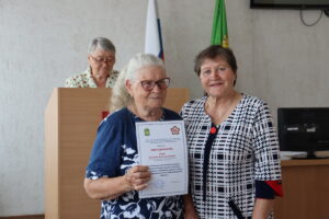 85-летняя активистка ветеранского движения Новосибирской области отмечена наградой