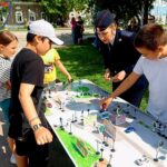 Венгеровские школьники вспомнили Правила дорожного движения на праздновании Дня детей