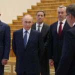 Президент России Владимир Путин посетил НГУ