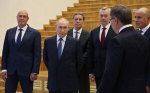 Президент России Владимир Путин посетил НГУ