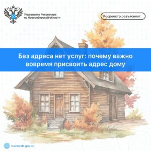 Почему важно вовремя присвоить адрес дому рассказали специалисты Управления Росреестра Новосибирской области